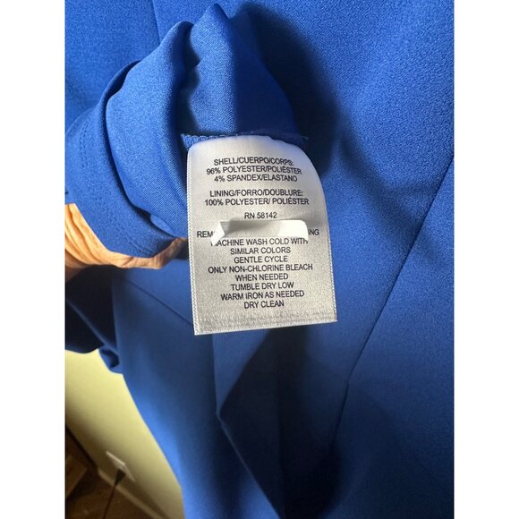 NWT Donna Morgan Plus Size Crew Neck Mini Dress with Elbow Flutter Sleeves 22W - Picture 7 of 7